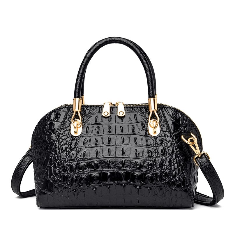 Leather Shell One-shoulder Messenger Women's Handbag - Image 5