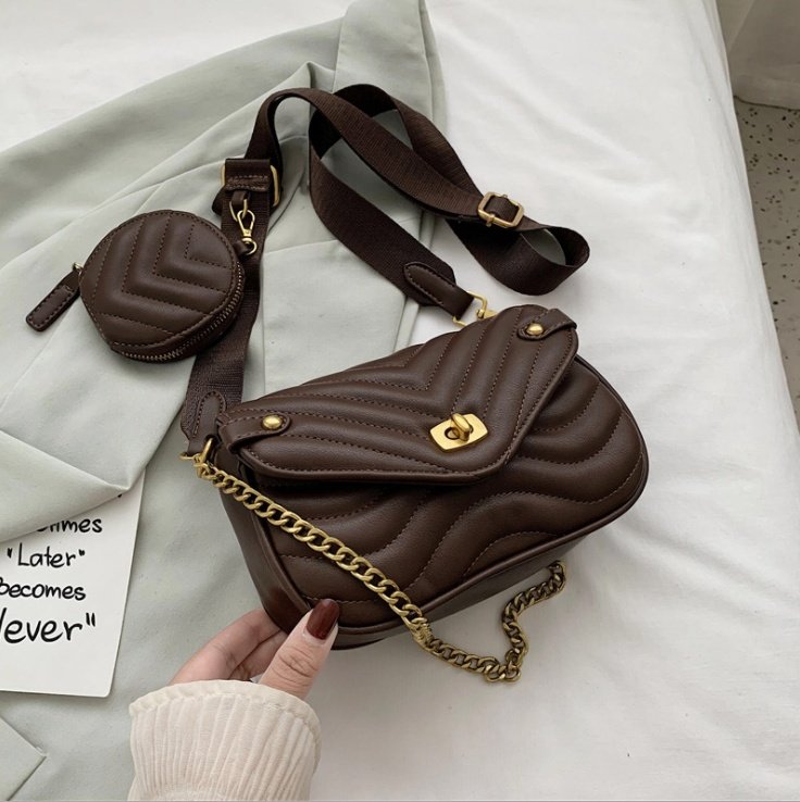 Small Fragrance Style Popular High-End Sense Chain Messenger Bag - Image 7