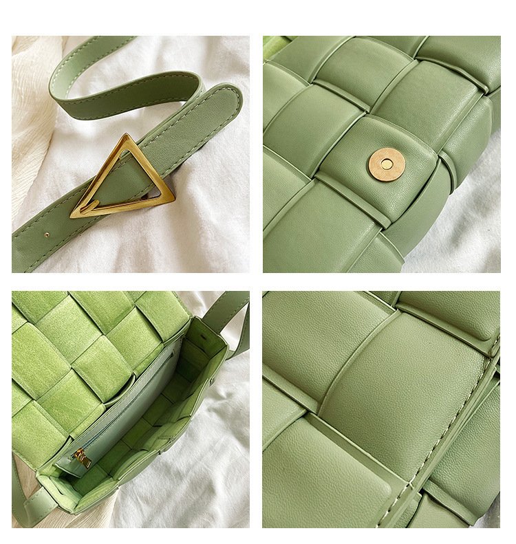 All-Match Woven One-Shoulder Messenger Bag - Image 4