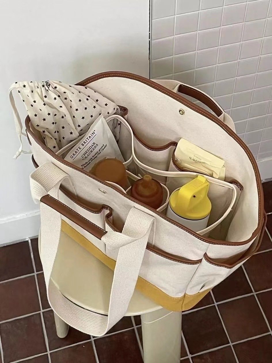 Canvas Bag Large Capacity Multi-compartment Portable - Image 7