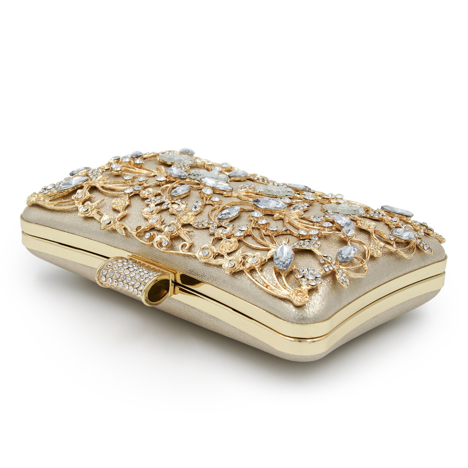 Hollow diamond cheongsam bag rhinestone bag clutch shoulder - Image 3
