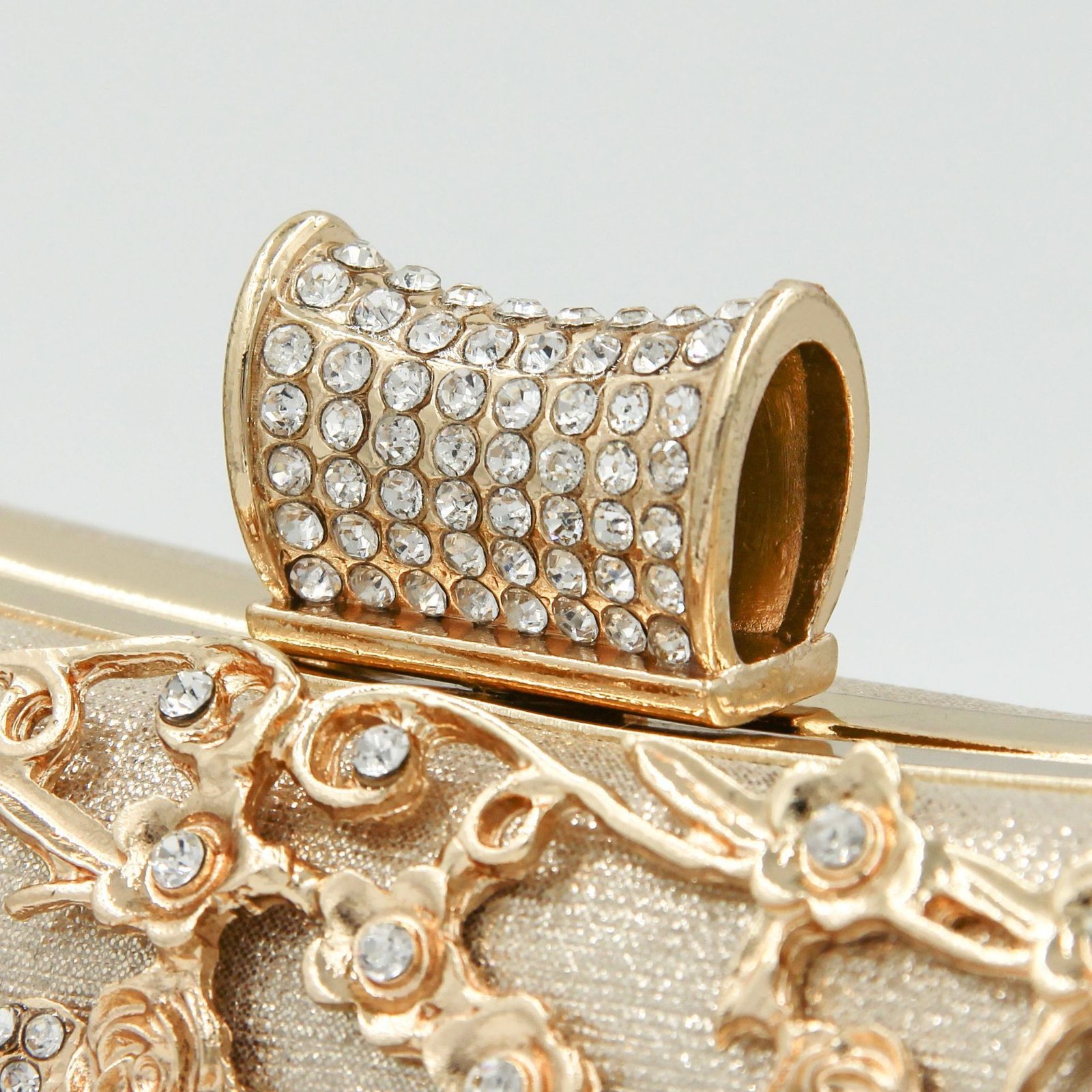 Hollow diamond cheongsam bag rhinestone bag clutch shoulder - Image 2