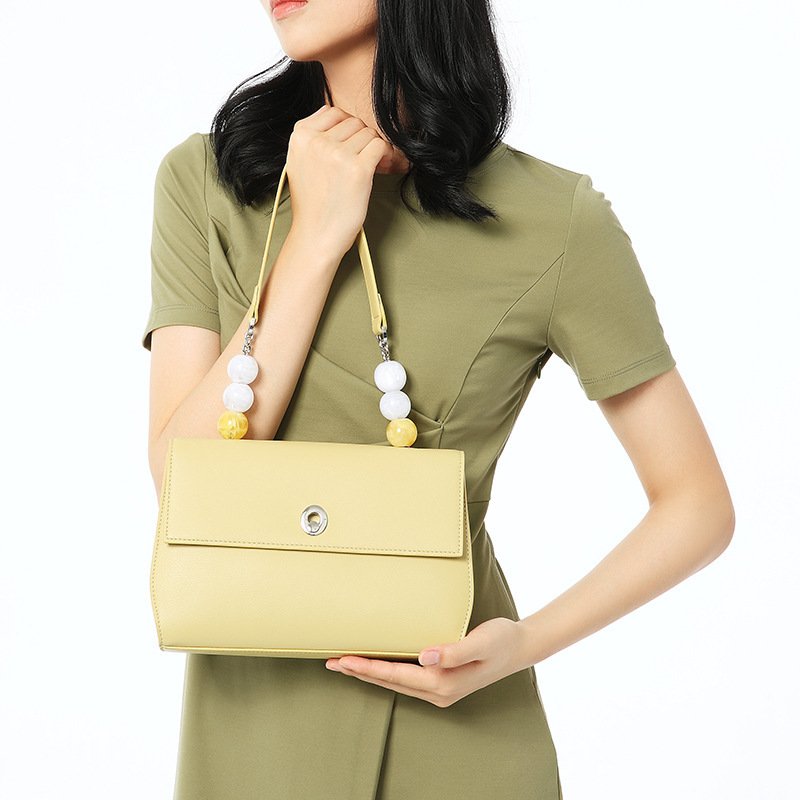Leather Commuter Versatile One Shoulder Handheld Underarm Bag - Image 5