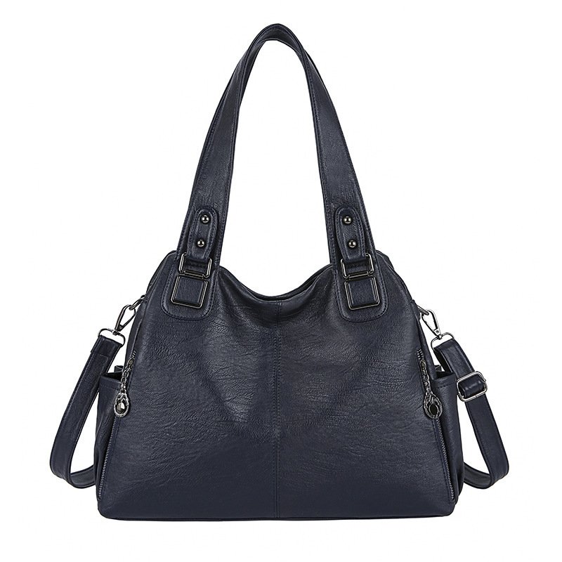 Soft Leather Large Capacity Women Hand-carrying Crossbody Bag Fashionable All-match - Image 9