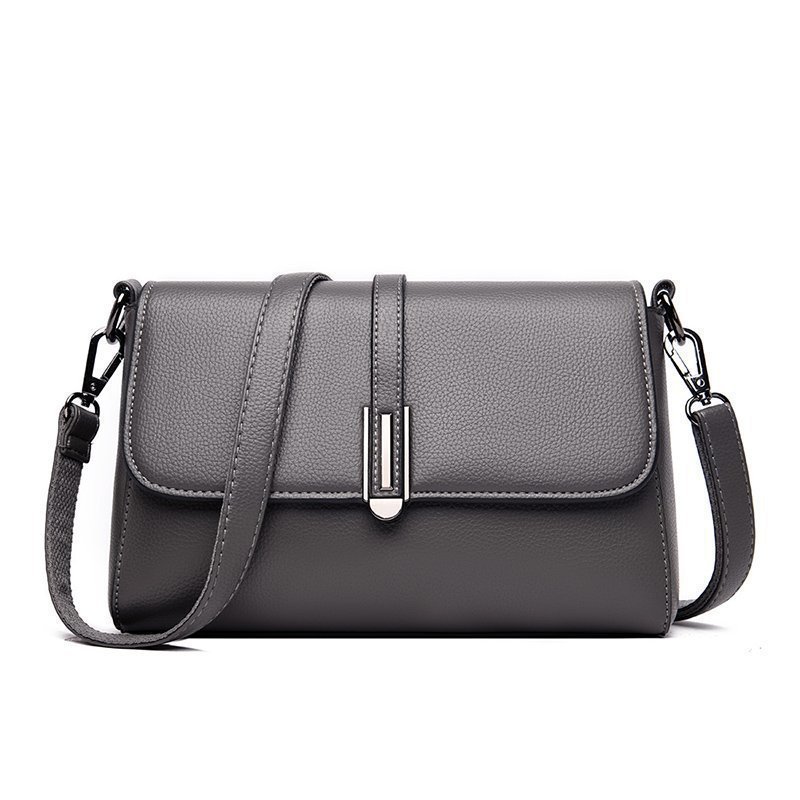 Casual PU Microfiber Leather Single Shoulder Crossbody Bag - Image 10