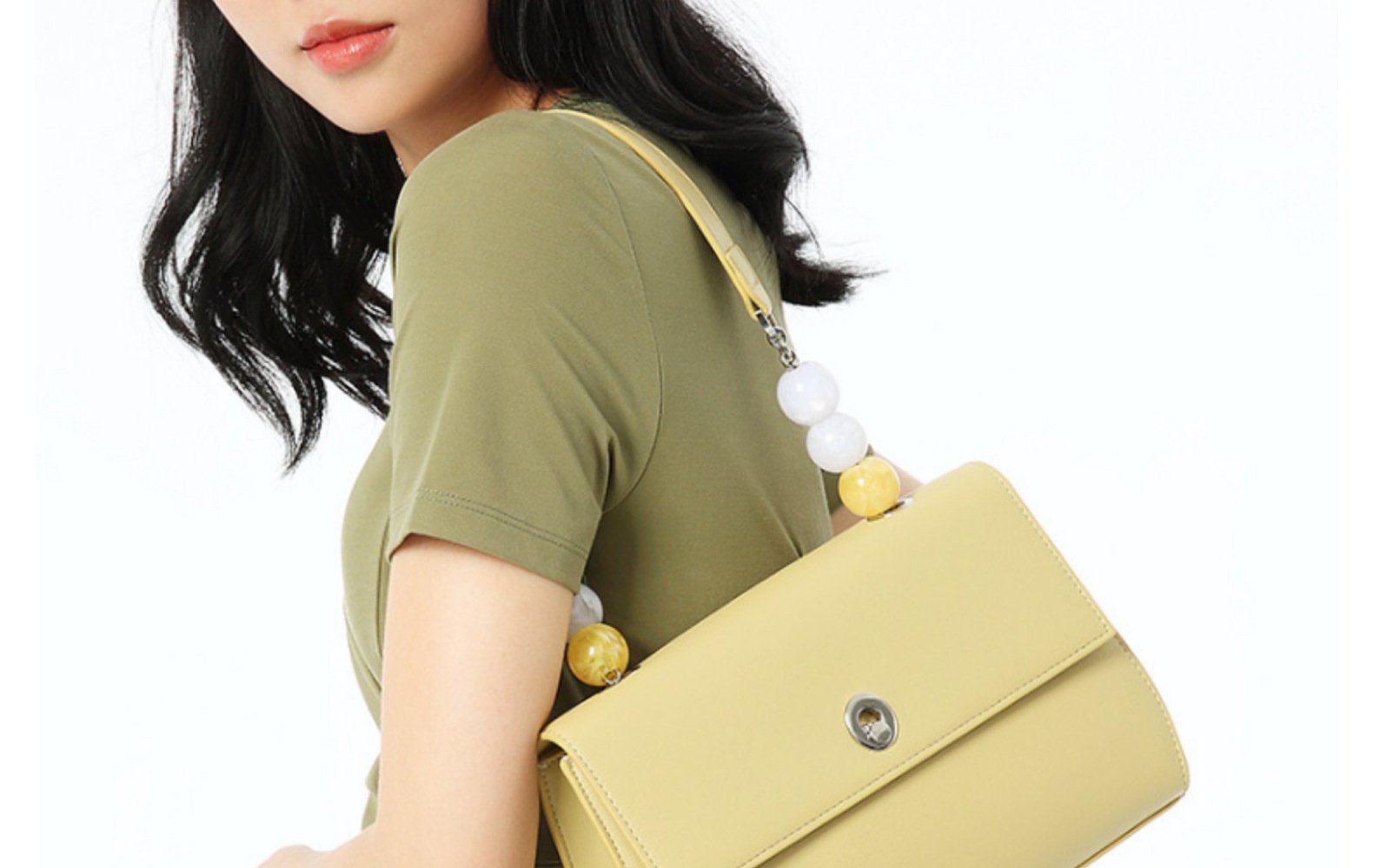 Leather Commuter Versatile One Shoulder Handheld Underarm Bag - Image 2
