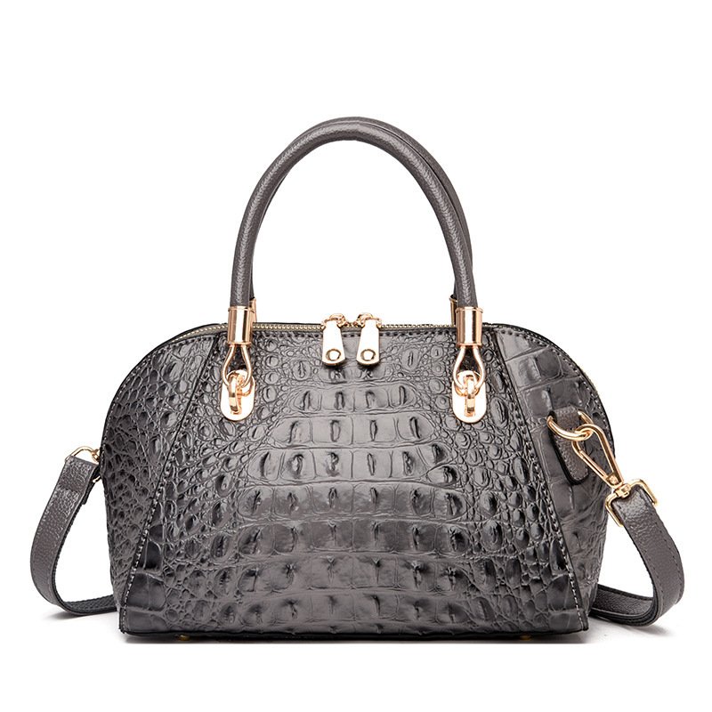 Leather Shell One-shoulder Messenger Women's Handbag - Image 8