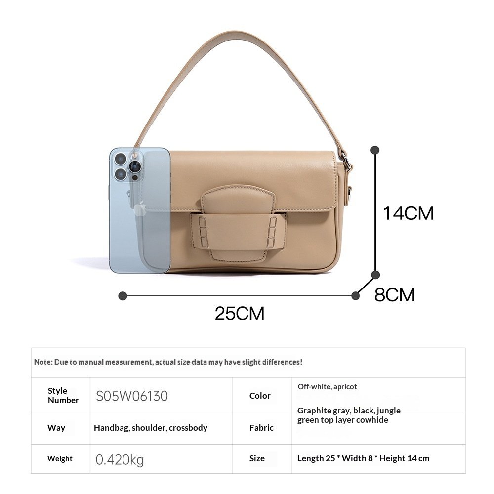 Casual Leather Handbag Shoulder Crossbody Bag For Women - Image 8