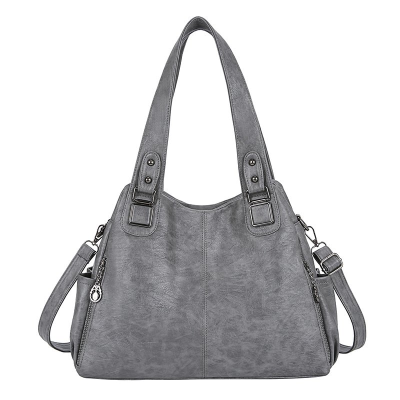 Soft Leather Large Capacity Women Hand-carrying Crossbody Bag Fashionable All-match - Image 10