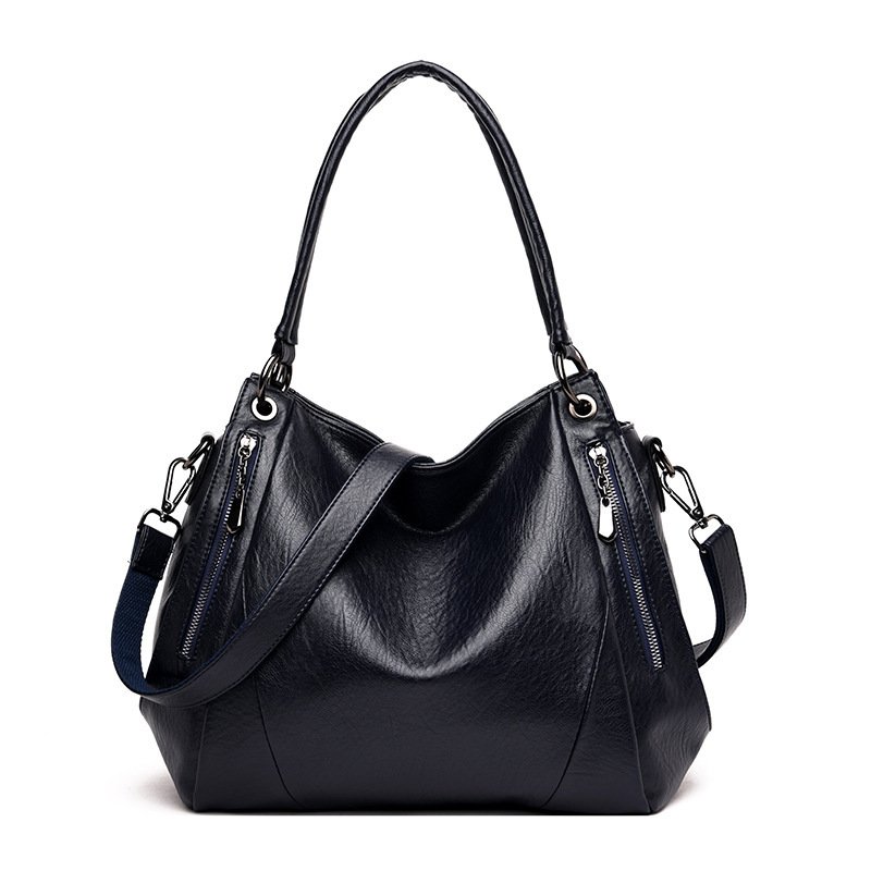 New Spring Large Capacity Soft Leather Mother Crossbody Big Bag - Image 9