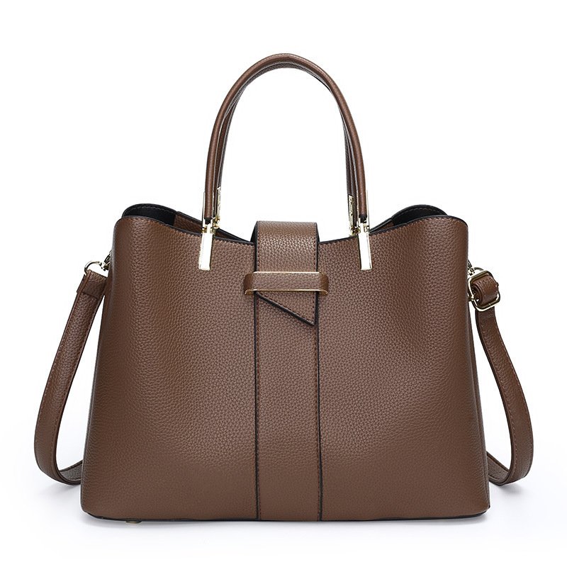 Simple Stylish Retro Womens Handbag With Crossbody Strap - Image 8
