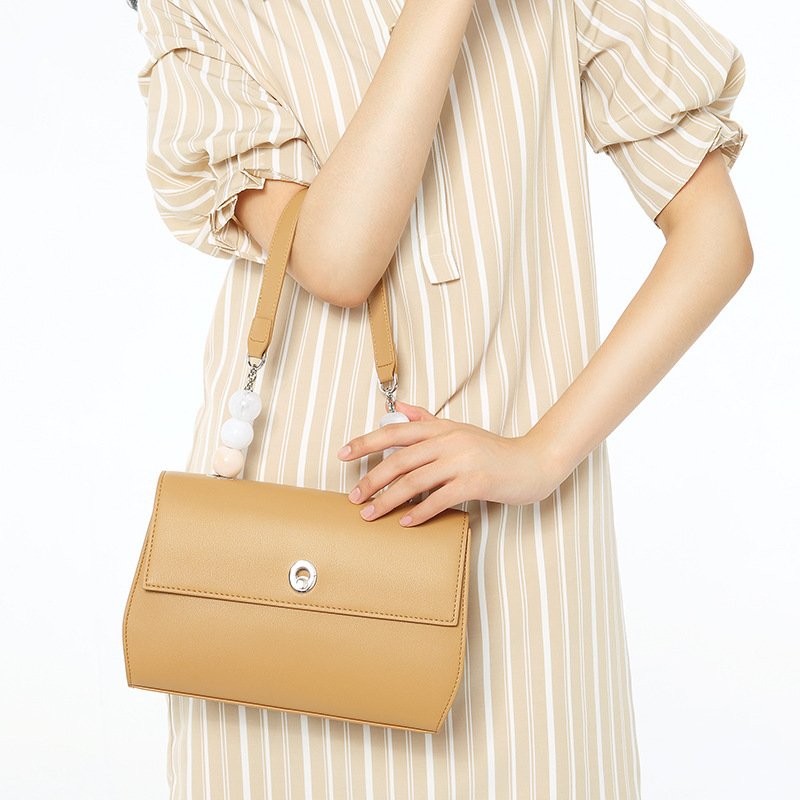 Leather Commuter Versatile One Shoulder Handheld Underarm Bag - Image 7