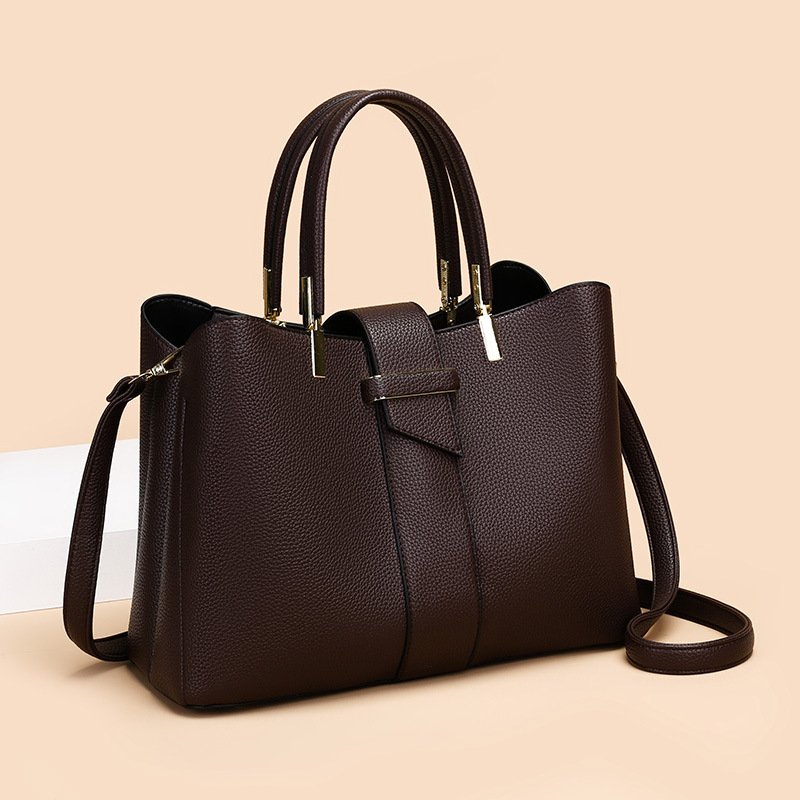 Simple Stylish Retro Womens Handbag With Crossbody Strap - Image 6
